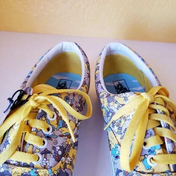 VANS Era X The Simpsons Itchy & Scratchy 2020 Yellow Sneakers Shoes Men's US 11